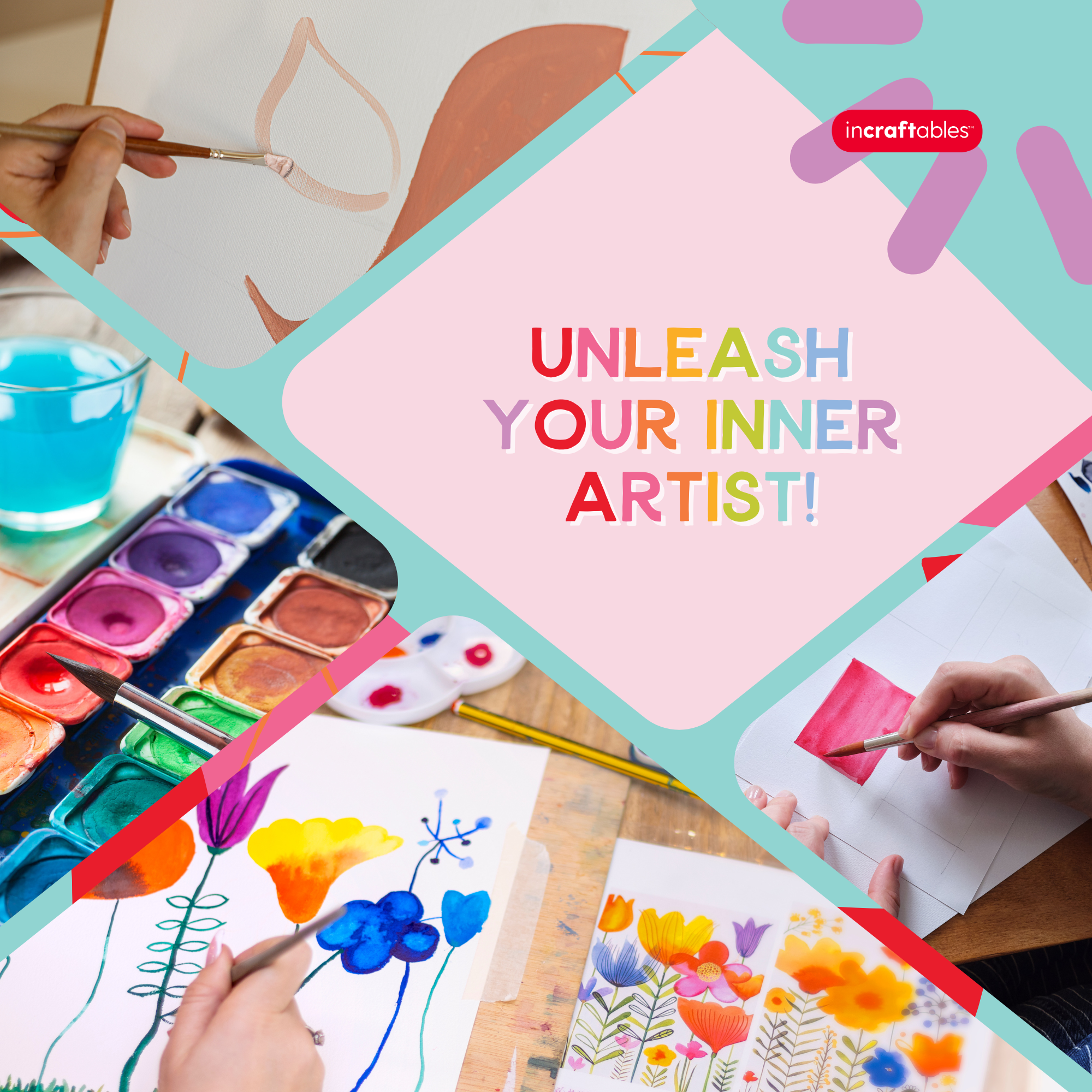 Incraftables - Wholesale DIY Craft Kit - Kids - Incraftables 12 Artist Watercolor Paint Brushes Set3