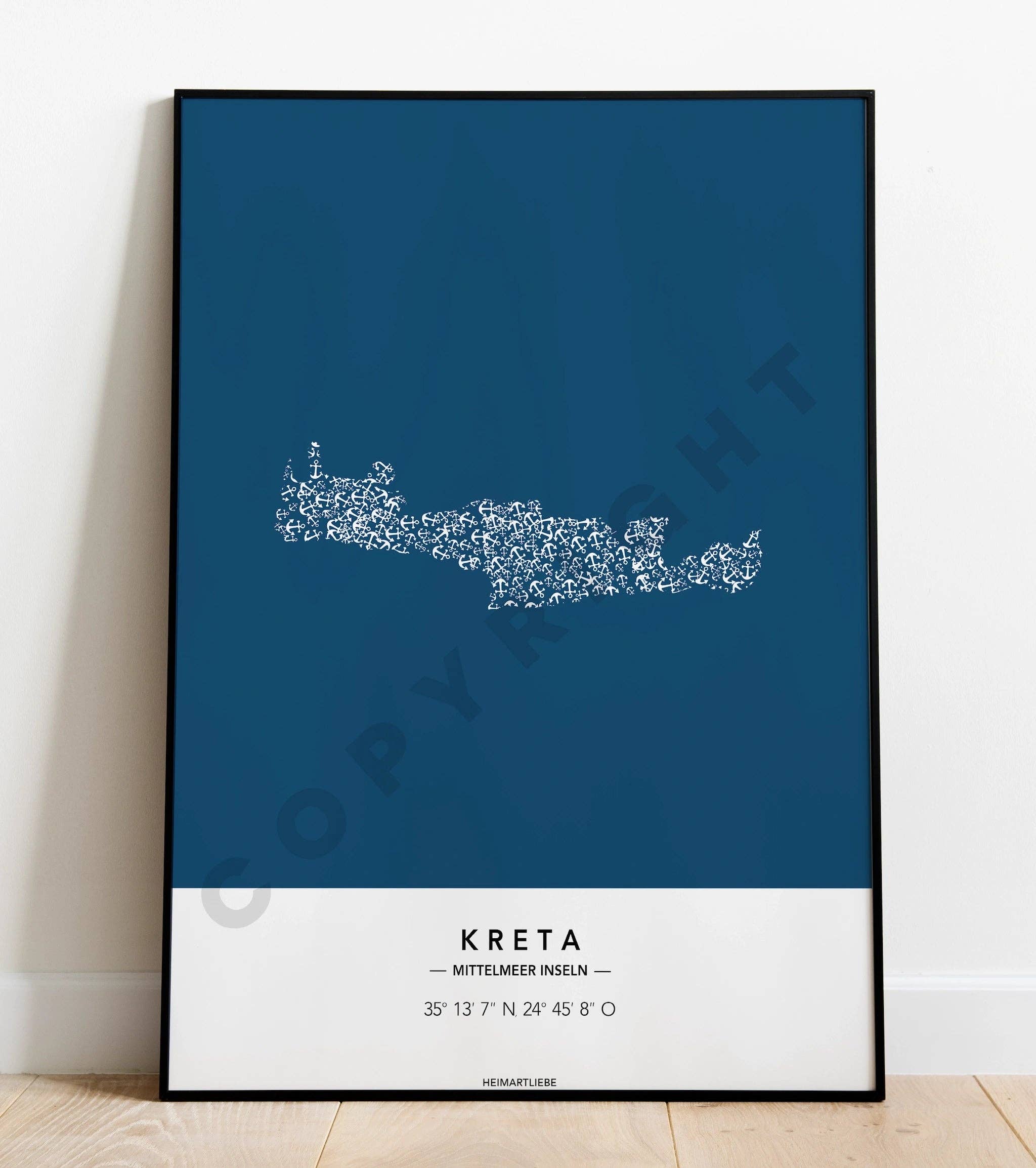 HEIMARTLIEBE® - Wholesale Art Print - PRINT - ANCHOR ISLAND CRETE1