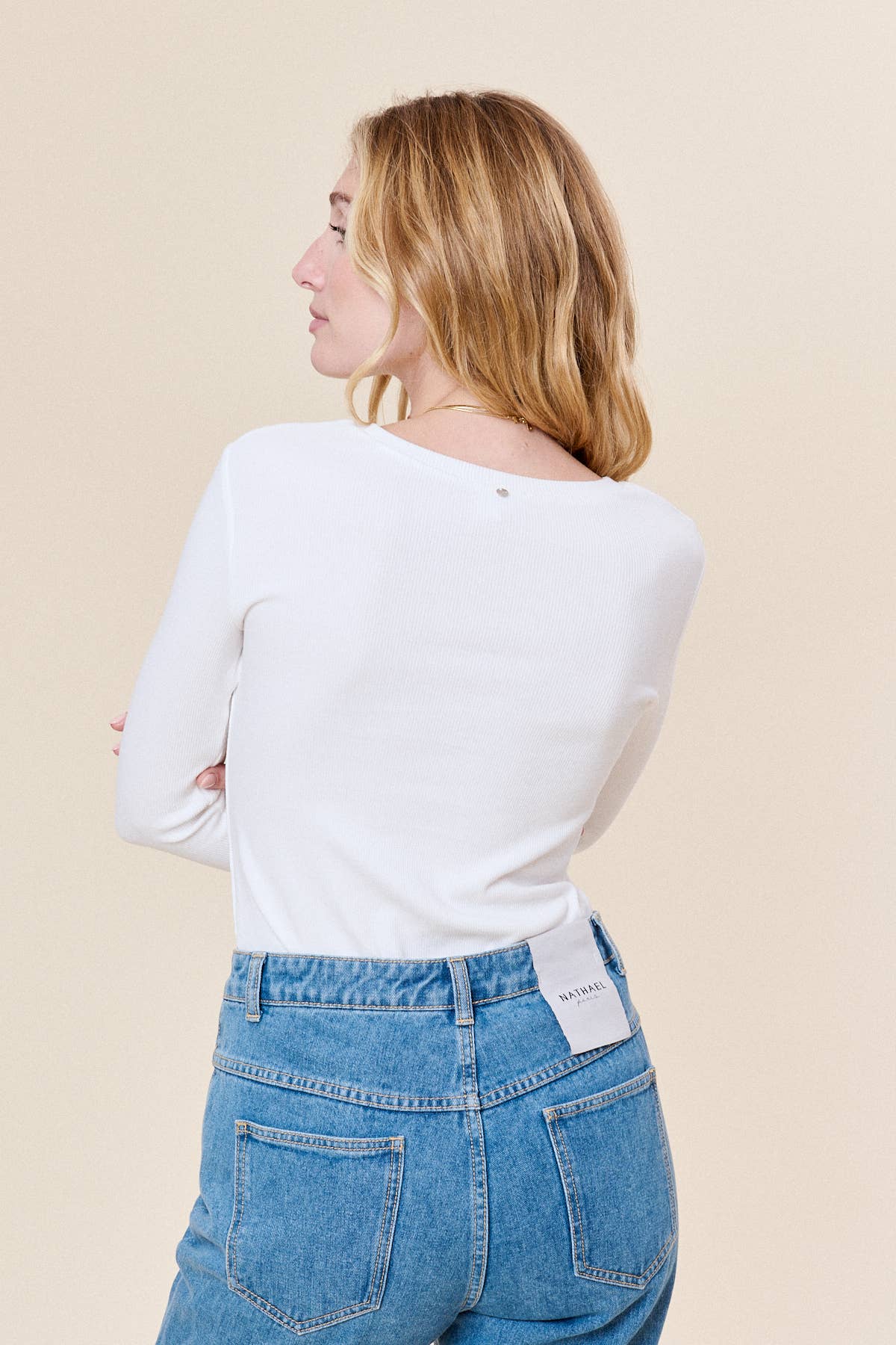 Nathael Paris - Wholesale T-Shirt - Women's - Ribbed cotton T-shirt14