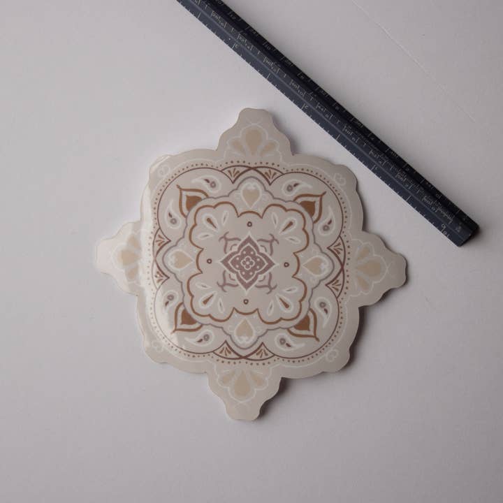 Autocollant pour carrelage neutre pour la vente par Mulberry Moons