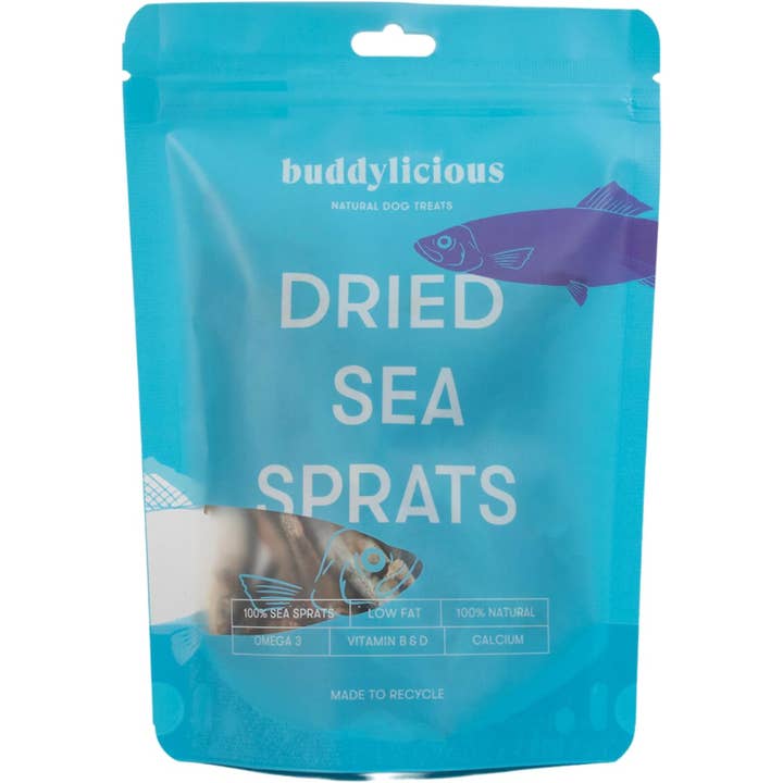 Buddylicious - Wholesale Pet Treats - Dog - Buddylicious 100% Natural Sea Sprats Dog Treats