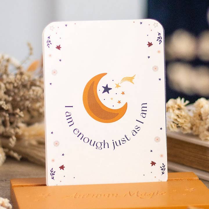 Autumn Magic Affirmation Cards with Wooden Stand for wholesale by Something Different Wholesale