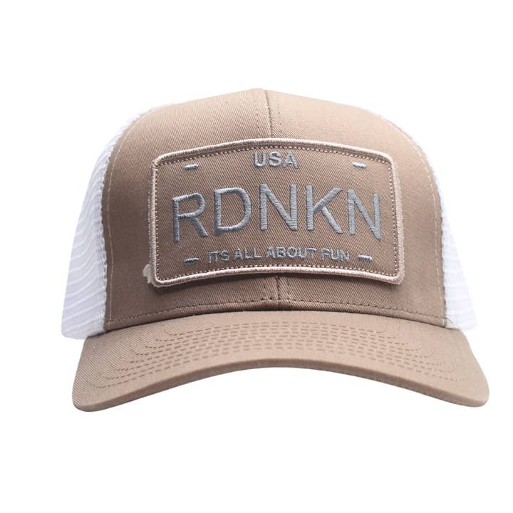 RDNKN USA Mesh Ballcap (Sand) Snapback for wholesale by RDNKN Clothing and Apparel