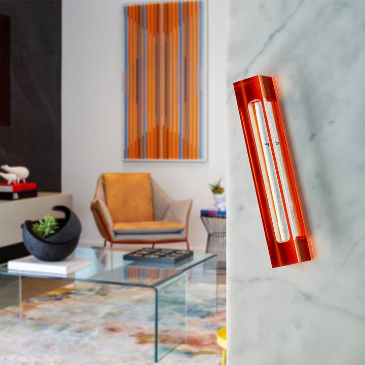 Apeloig Collection - Wholesale Wall Accent - Mezuzah Large Orange