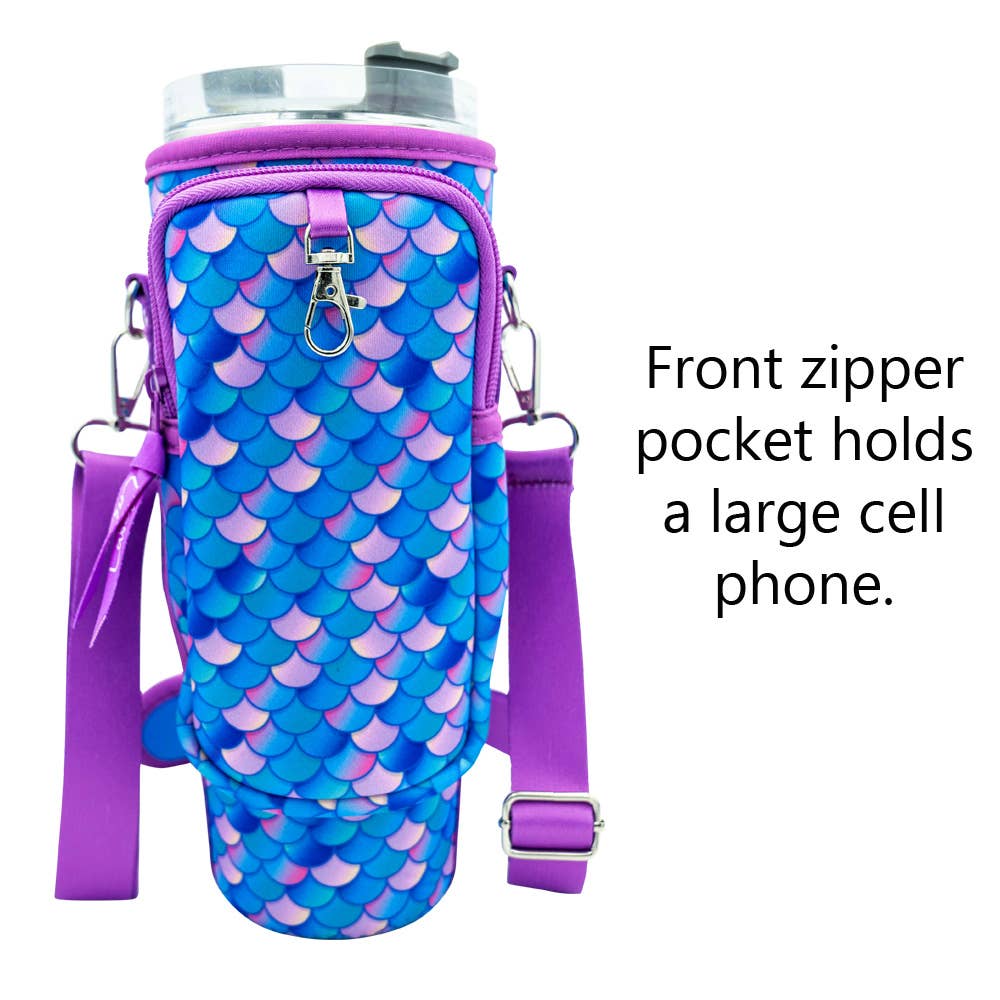 Laberri - Wholesale Crossbody Bag - Women's - 40 oz Tumbler "Handle" Bag - Mermaid2