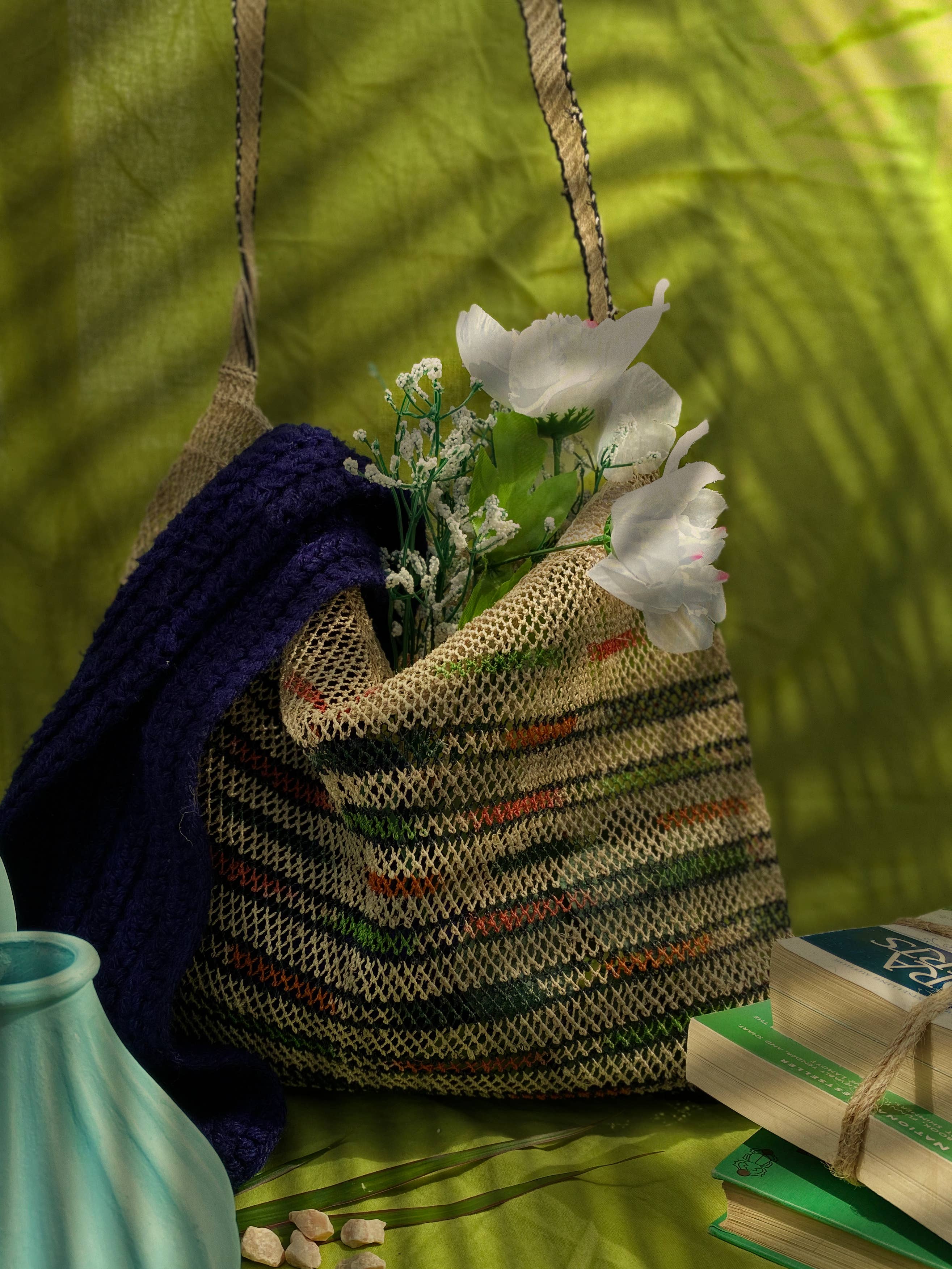 A Million Elephants - Wholesale Crossbody Bag - Women's - Natural Vine Crossbody Beach / Summer / Market Bag3