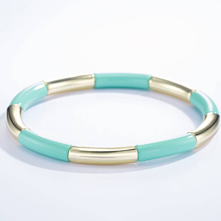 BYREN | ÉLINE L'ATELIER - Wholesale Wristlet - Colourful bracelet with elastic 324CP101