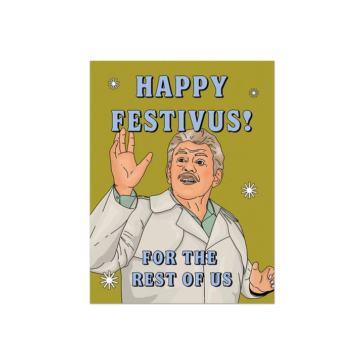 Party Mountain Paper co. - Wholesale Christmas Card - Happy Festivus! | Holiday Card2