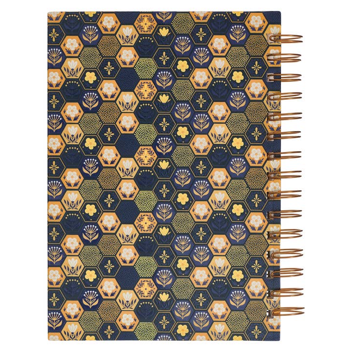 Christian Art Gifts - Wholesale Journal/Diary - Journal Wirebound Navy Kind Words Prov. 16:24