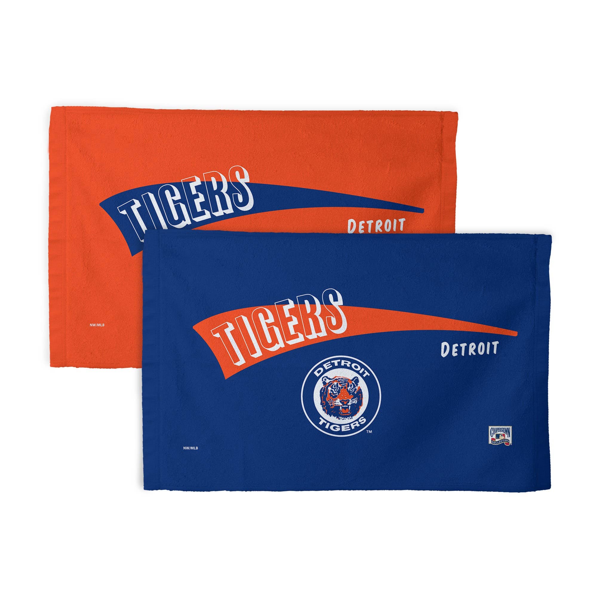 The Northwest Group - Vente Plaids - MLB Tigers CC THROWBACK - Lot de 2 serviettes de supporter0