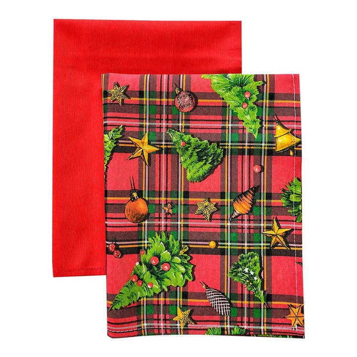 Almatex srl - Wholesale Dishcloth - Bis CHRISTMAS tea towels cm.50x6510