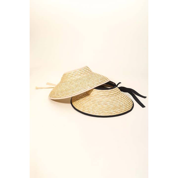 Anarchy Street – wholesale Visor – Women's – Straw Weave Fashion Visor Hat