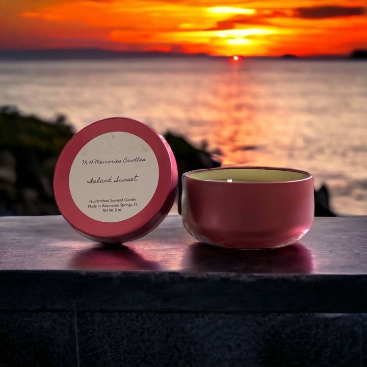 Island Sunset for wholesale by M.H Memories Candles