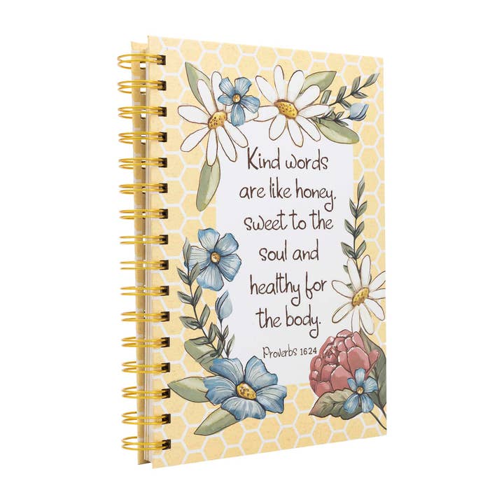 Divinity Boutique - Wholesale Journal/Diary - Guided Journal: Honeycomb w/Kind Words (Proverbs 16:24)
