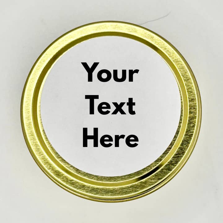 Private Label Gold Tin 3 oz Coconut Soy Blend Candle for wholesale by Sunshine Handcrafted