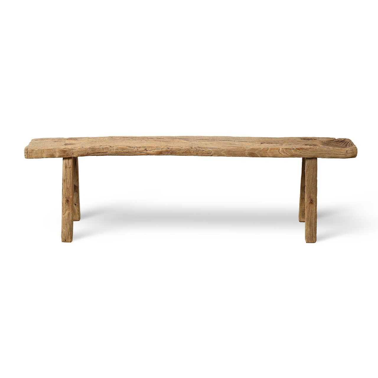 Lily's Living Inc. - Wholesale Bench - Vintage Noodle Bench - Weathered Reclaimed Wood 9