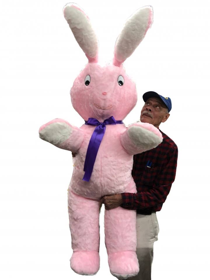 Grand Lapin en Peluche Géant Doux Animal en Peluche de Grande Taille Fabriqué aux États-Unis pour la vente par Big Plush