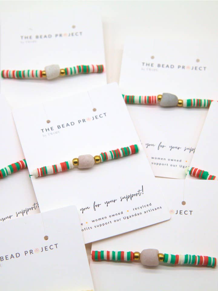 Christmas Holiday Vibe Bracelet for wholesale by The Bead Project by TWOPU