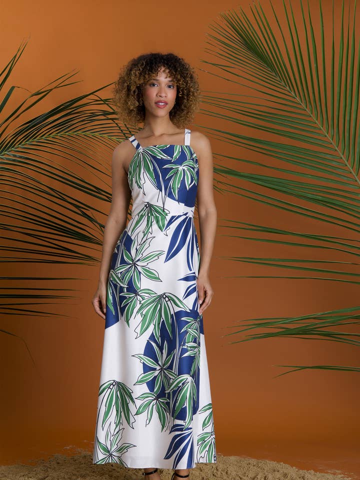 PRINTED MIDI DRESS for wholesale by Maggy London Group