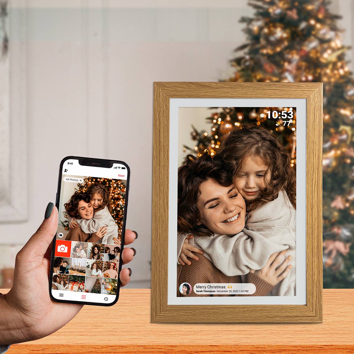 PhunkeeTree - Wholesale Picture Frame - Digital Picture & Video Frame Instantly Send with Phone App1