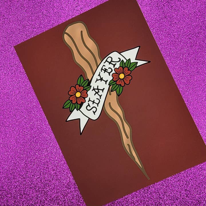 Slayer 5x7 Art Print for wholesale by Printy Vibes