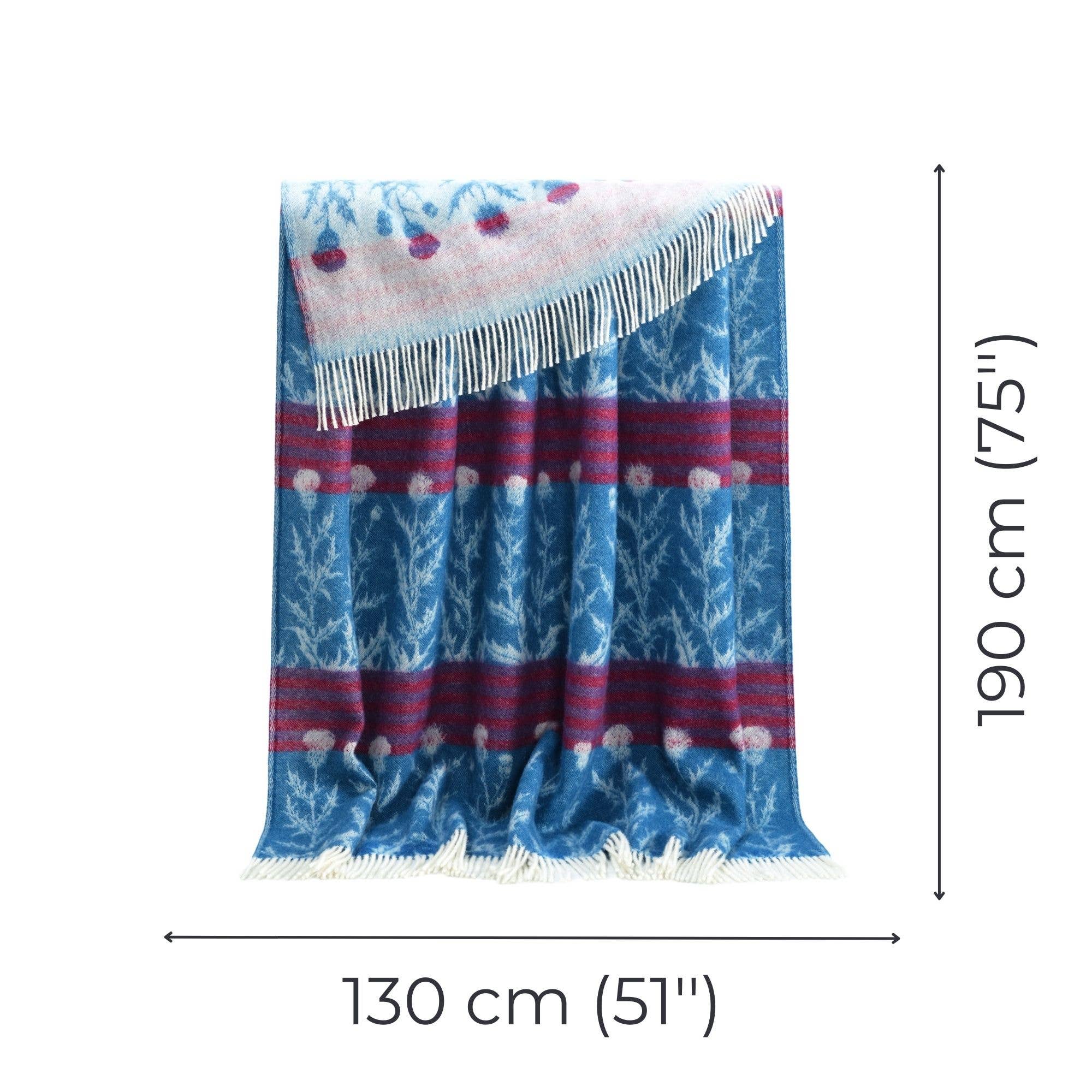JJ Textile – wholesale Throw blanket – Thistle Wool Throw6
