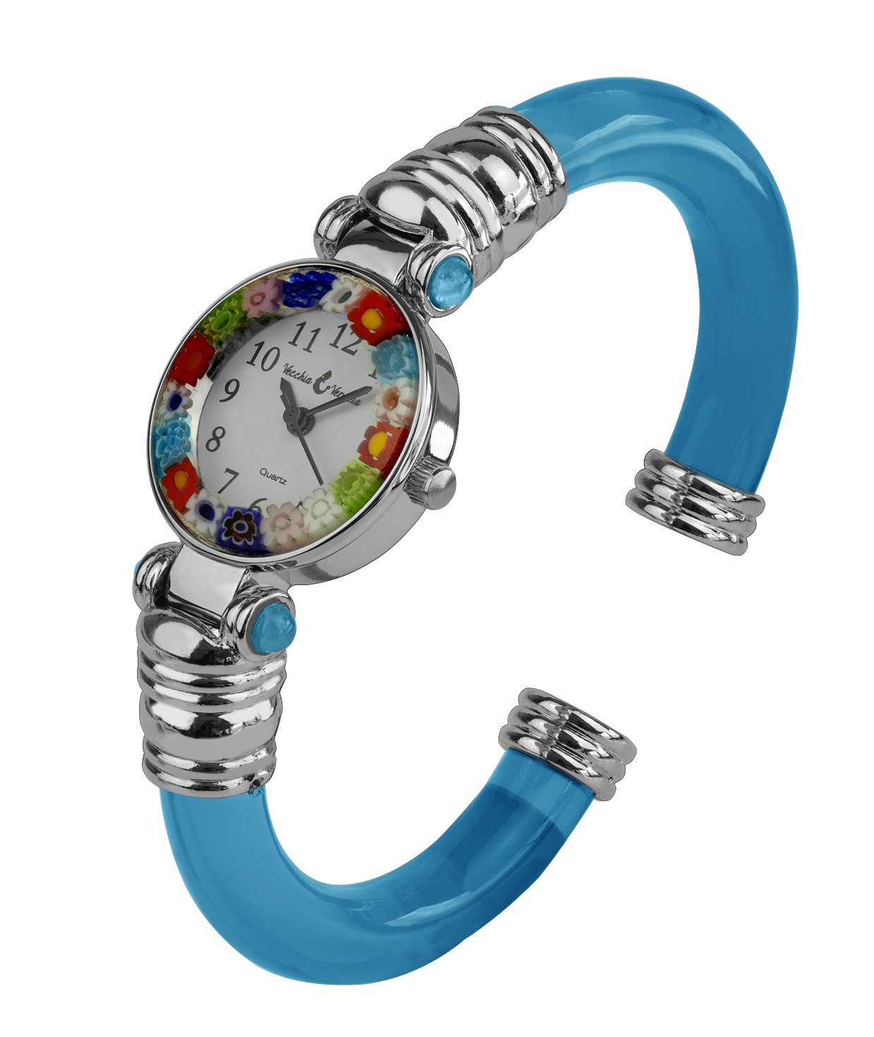 Alice Sturzinger LLC – Großhandel Armbanduhr – Damen – Santa Marta Millefiori Murano Armreifuhr - Verschiedene Farben6