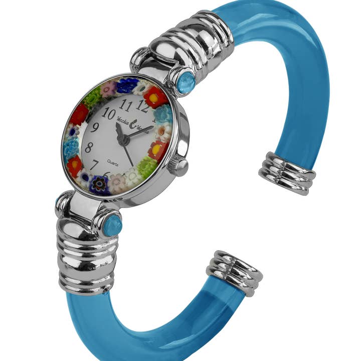 Alice Sturzinger LLC – Großhandel Armbanduhr – Damen – Santa Marta Millefiori Murano Armreifuhr - Verschiedene Farben6