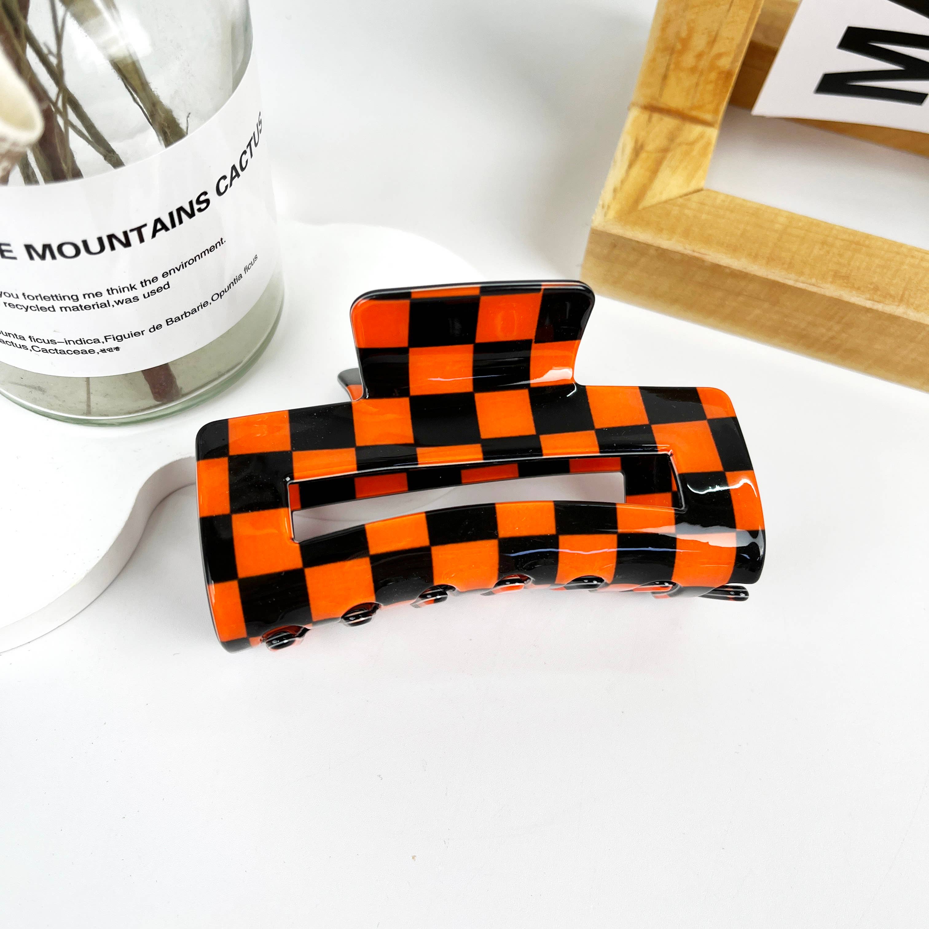 mildstyles - Wholesale Hair Clip - Women's - Fashion Checkerboard Summer Hair Clip6