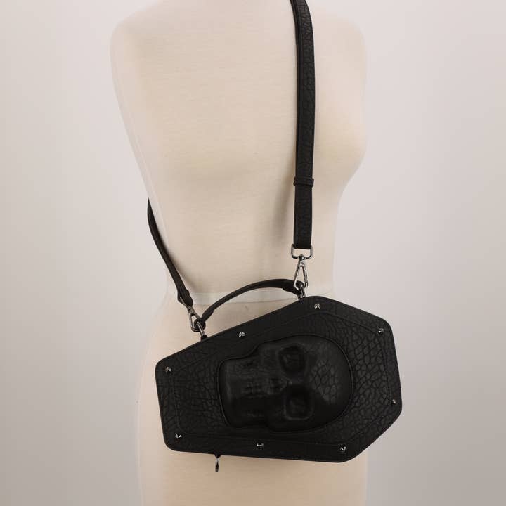 COMECO INC - Wholesale Crossbody Bag - Women's - Skullkeeper Coffin Bag2