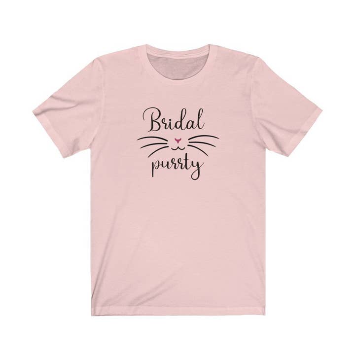 Bridal Purrty - Maglietta a maniche corte per la vendita all'ingrosso da parte di Pink N Paw
