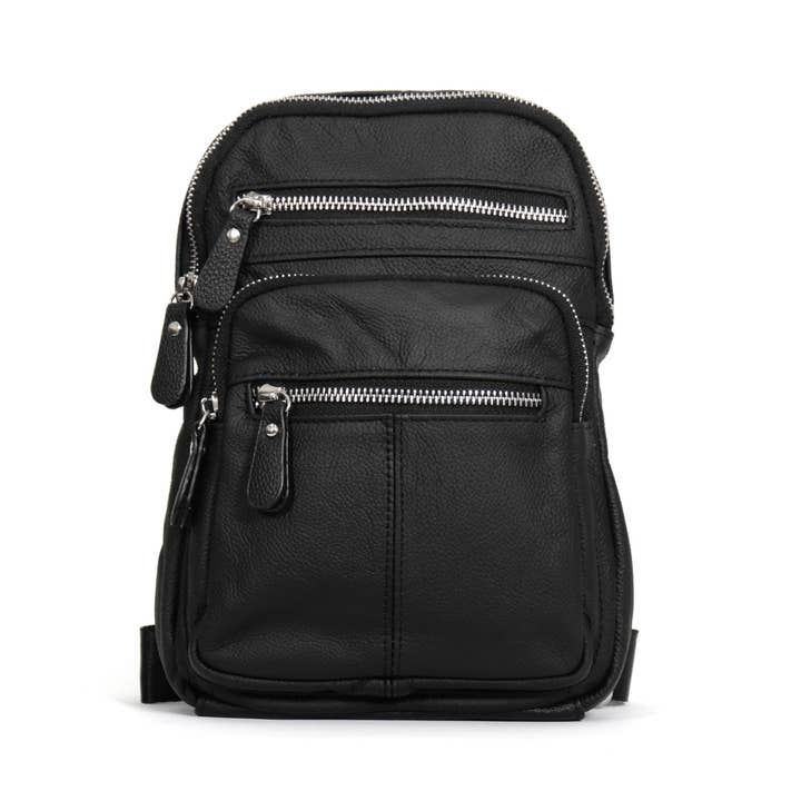 Hot Leathers Compact Zipper Backpack for wholesale by Hot Leathers