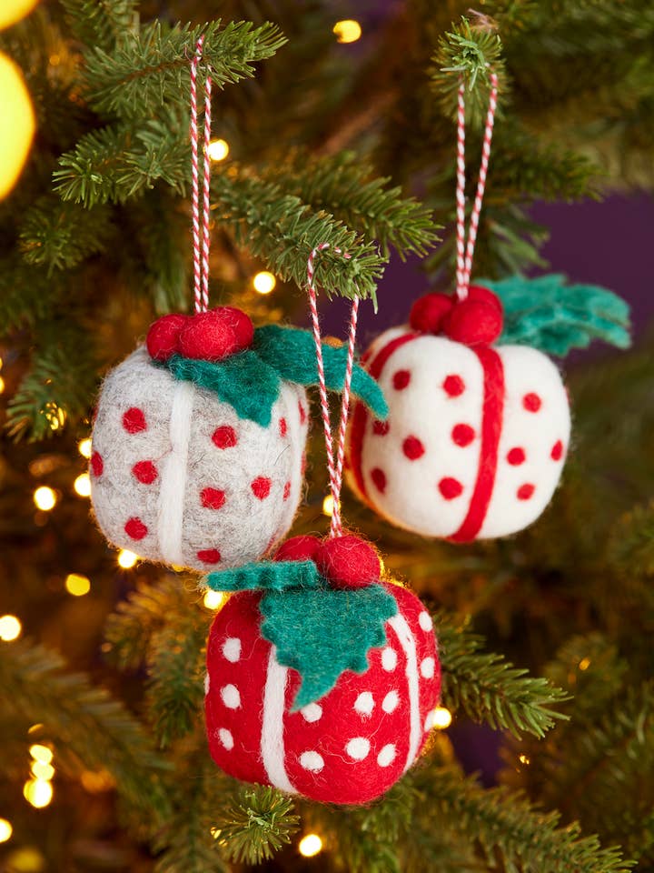 Filt Järnek Presentdekoration för wholesale av Namaste