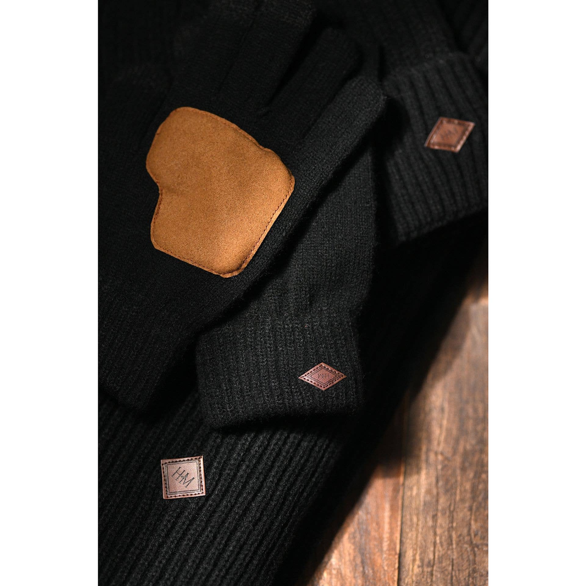 WIDDOP and Co. - Vendita all'ingrosso Calzini - Unisex - Set regalo cappello, guanti e sciarpa a strati Harvey Makin - Nero8