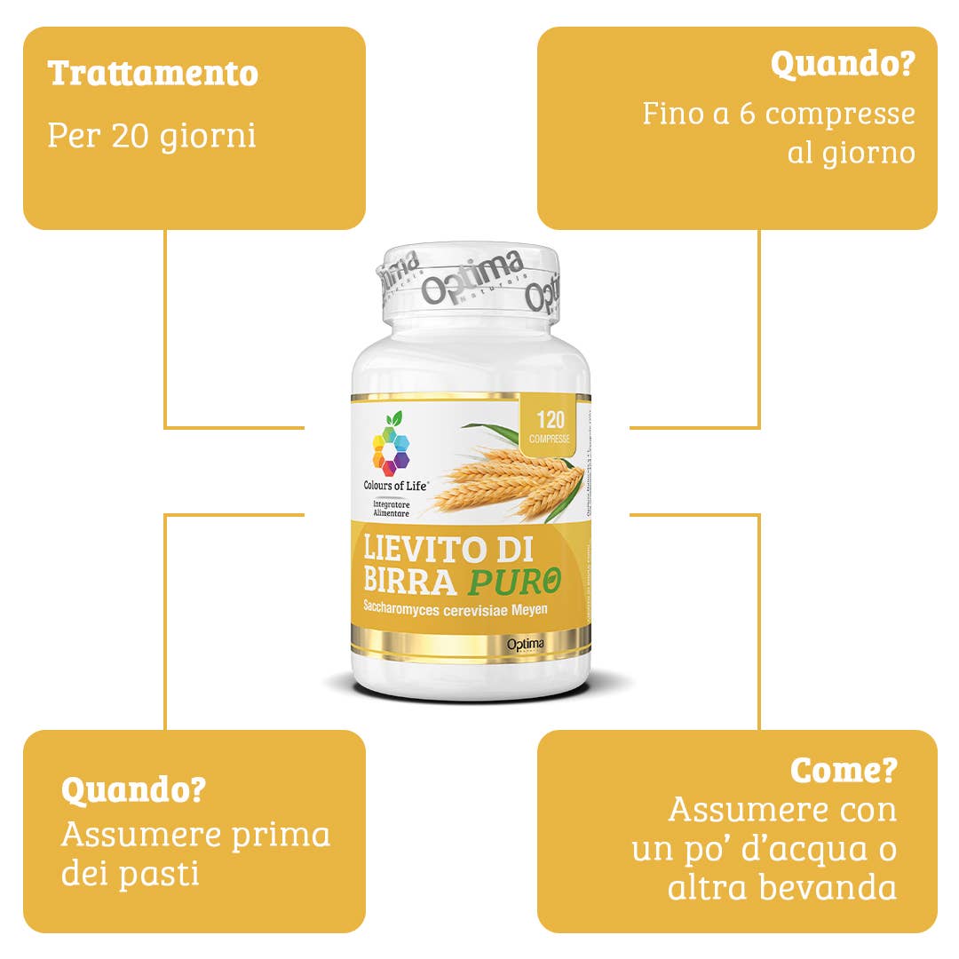 OPTIMA NATURALS – wholesale Oral supplement/vitamin – Pure Brewer's Yeast, 120 tablets, 400 mg1