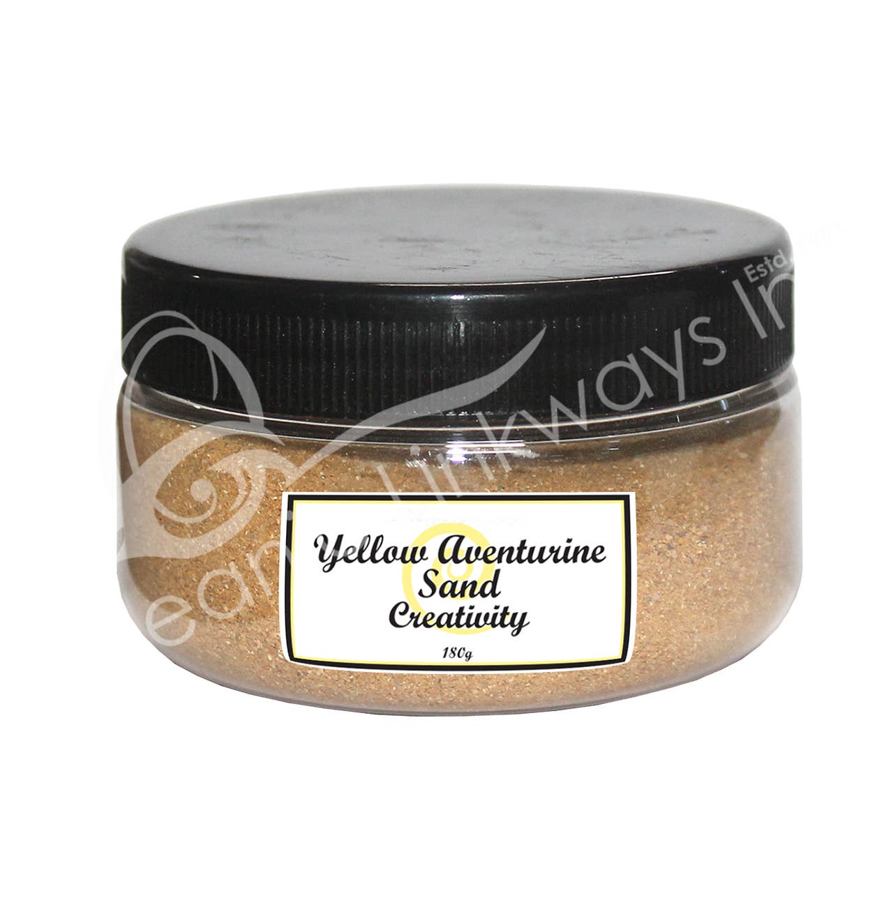 Oceanic Linkways Inc - Wholesale Spiritual Stone/Crystal - (PC)STONE SAND - AVENTURINE, YELLOW/CREATIVITY 2.5''DIA. X