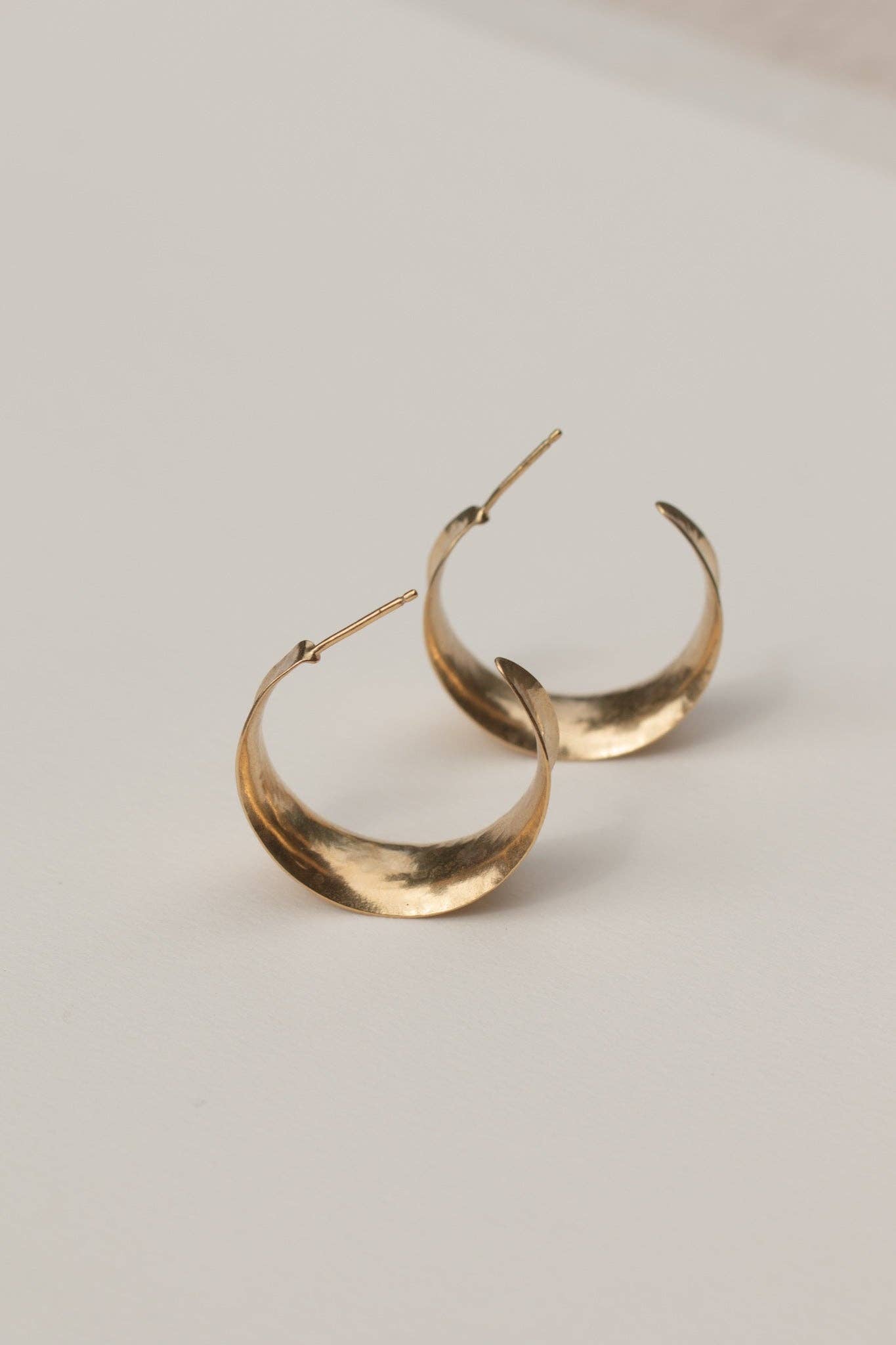 YEWŌ Collective - Wholesale Dangle Earrings - Tazara Hoops (Sm / Lg)6