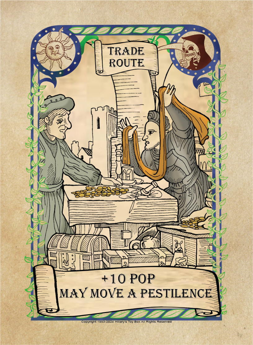 Hillary's Toy Box LLC - Wholesale Card Game - Of Popes & Plagues4