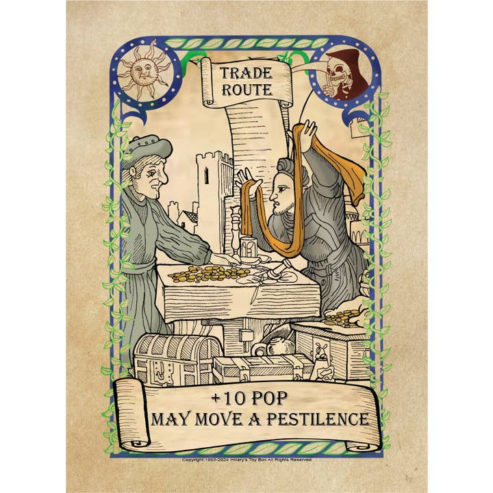 Hillary's Toy Box LLC - Wholesale Card Game - Of Popes & Plagues4