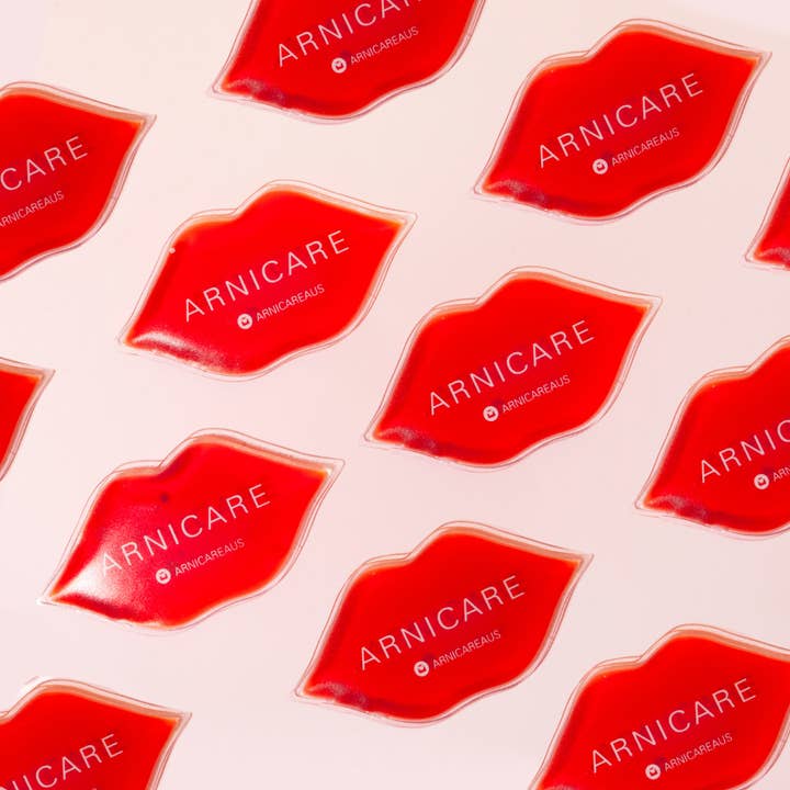 Lip shaped ice pack for wholesale by Arnicare