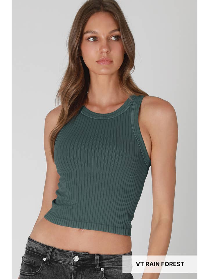 NIKIBIKI - Vente Débardeur – femme - NS8358 - Débardeur vintage à larges côtes4