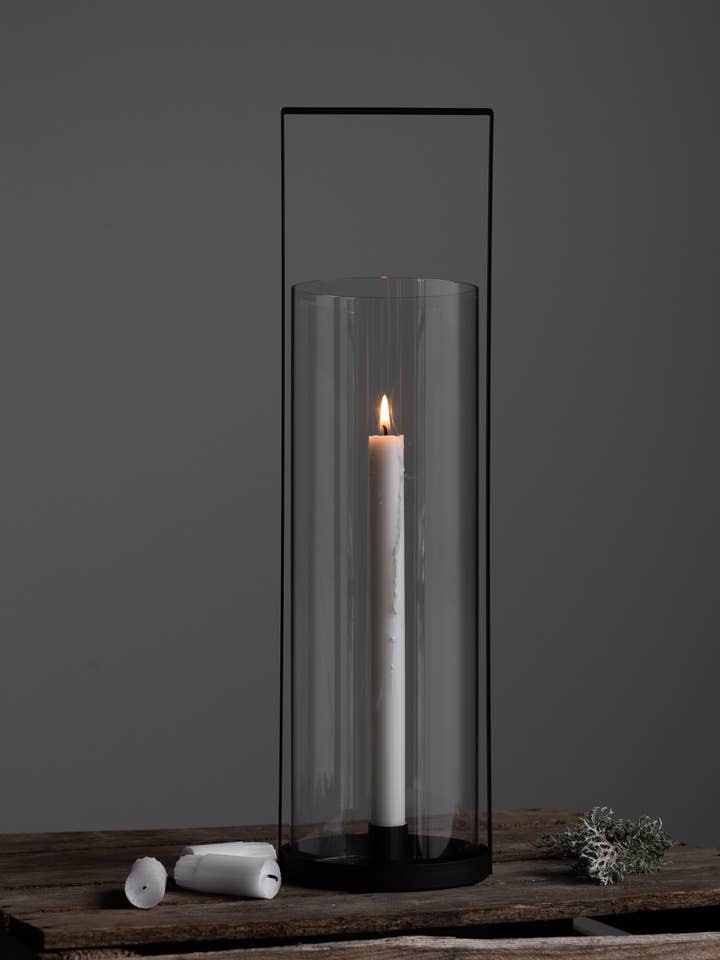 Kvarnvik Large Black lantern for wholesale by STOREFACTORY