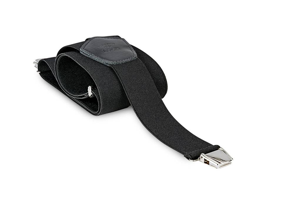Les Bretelles De Léon - Wholesale Belt - Men's - Black is Black Wide Straps1