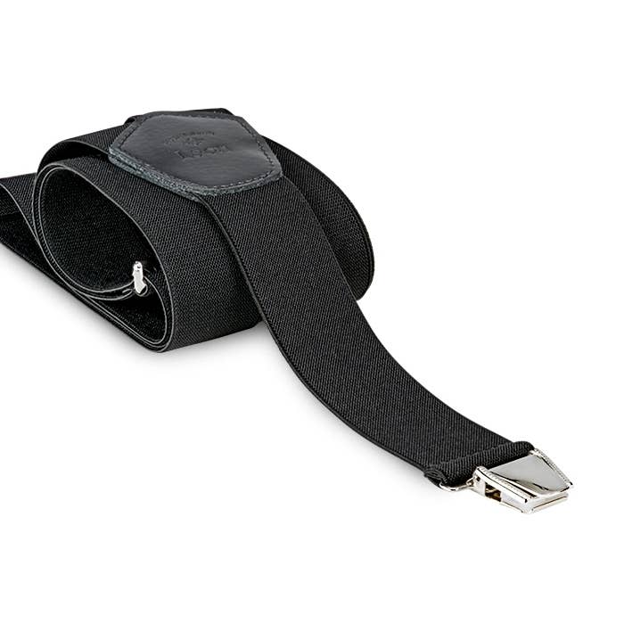 Les Bretelles De Léon - Venta al por mayor Cinturón - Hombre - Correas anchas negras y negras1