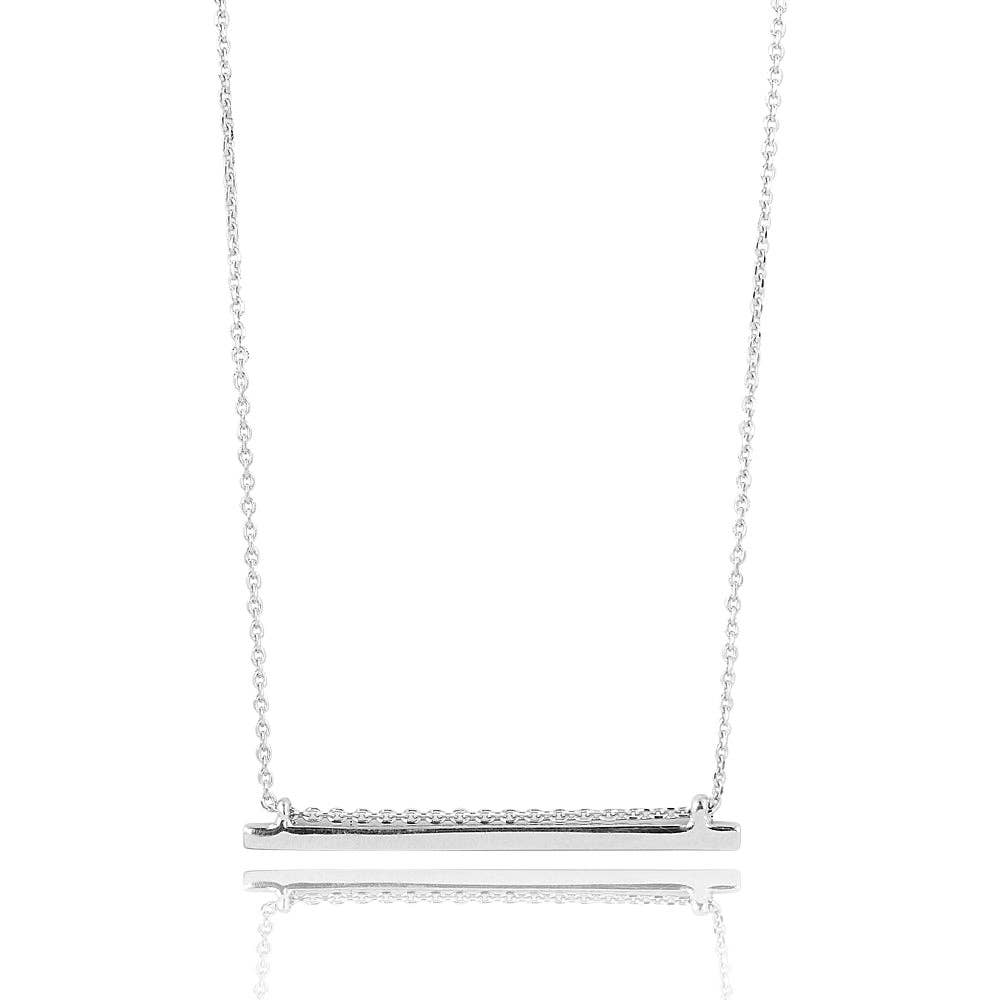 Inspirit Designs - Wholesale Pendant/charm necklace - Balance bar necklace0
