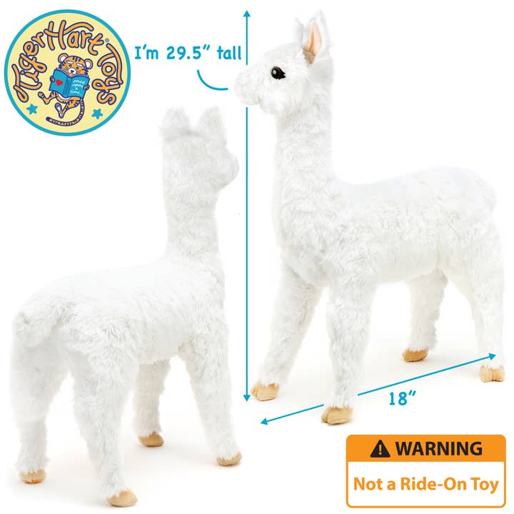 VIAHART Toy Co. - Wholesale Stuffed/Plush Toy - Kids & Baby - Alana The Alpaca | 30 Inch Stuffed Animal Plush4