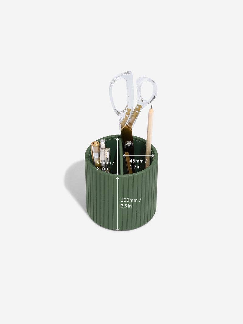 Stackers – wholesale Desk organiser – Desk Stationery Pot- Emerald3