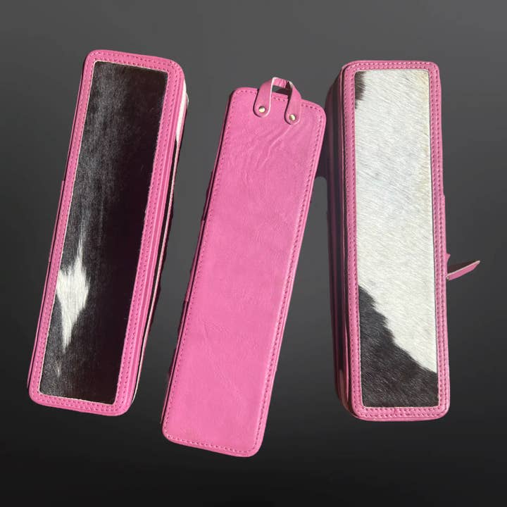 Westrian International - Wholesale Jewelry Box/Organizer - Cowhide Leather Curling Iron Jewelry Case8