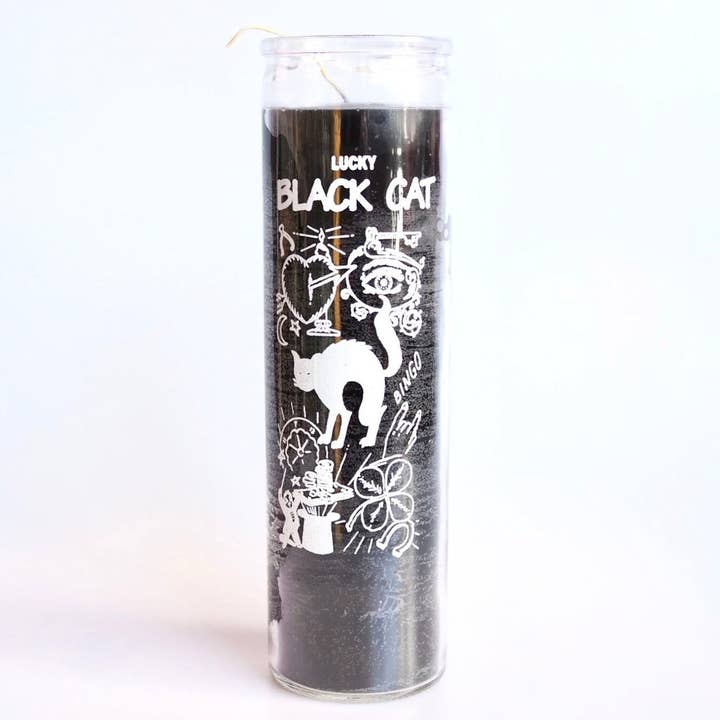 Vela de oración Black Cat Ritual para venta al por mayor de Santa Sabina
