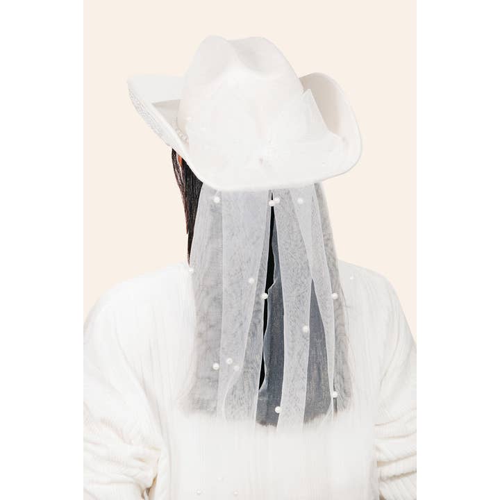 IV Bride Veil Cowboy Hat for wholesale on Faire1